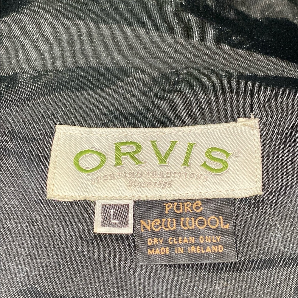 Orvis Pure Wool Patchwork Hat Size L - image 2